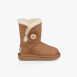 Ugg Bailey Button II Klassiska Stövlar Barn Bruna (930568BCW)